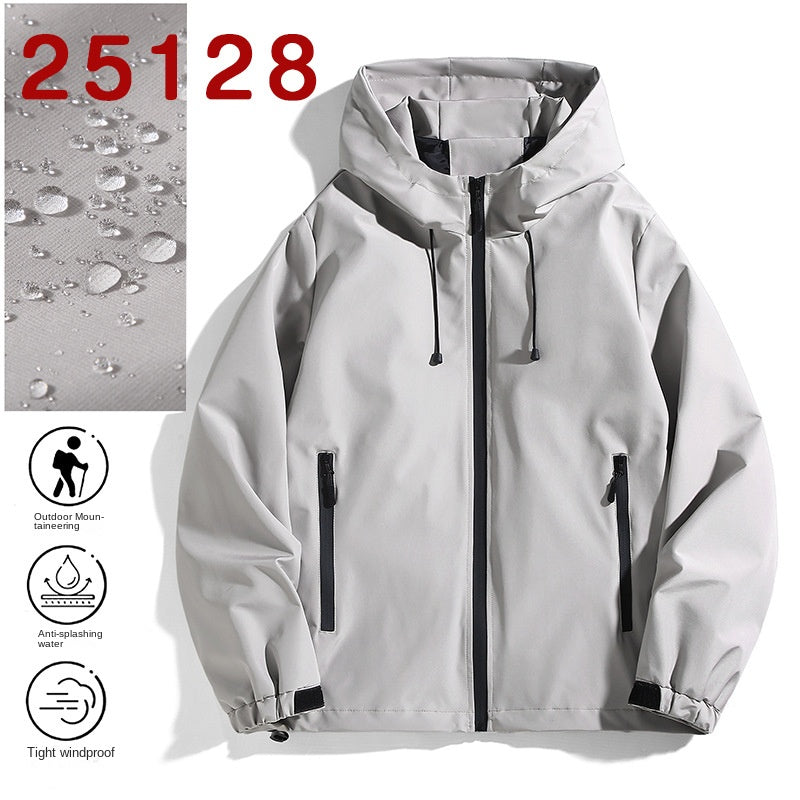 Couple Outdoor Jacket Men's Hiking Coat Youth Student Spring Autumn Waterproof Jacket Team Uniform