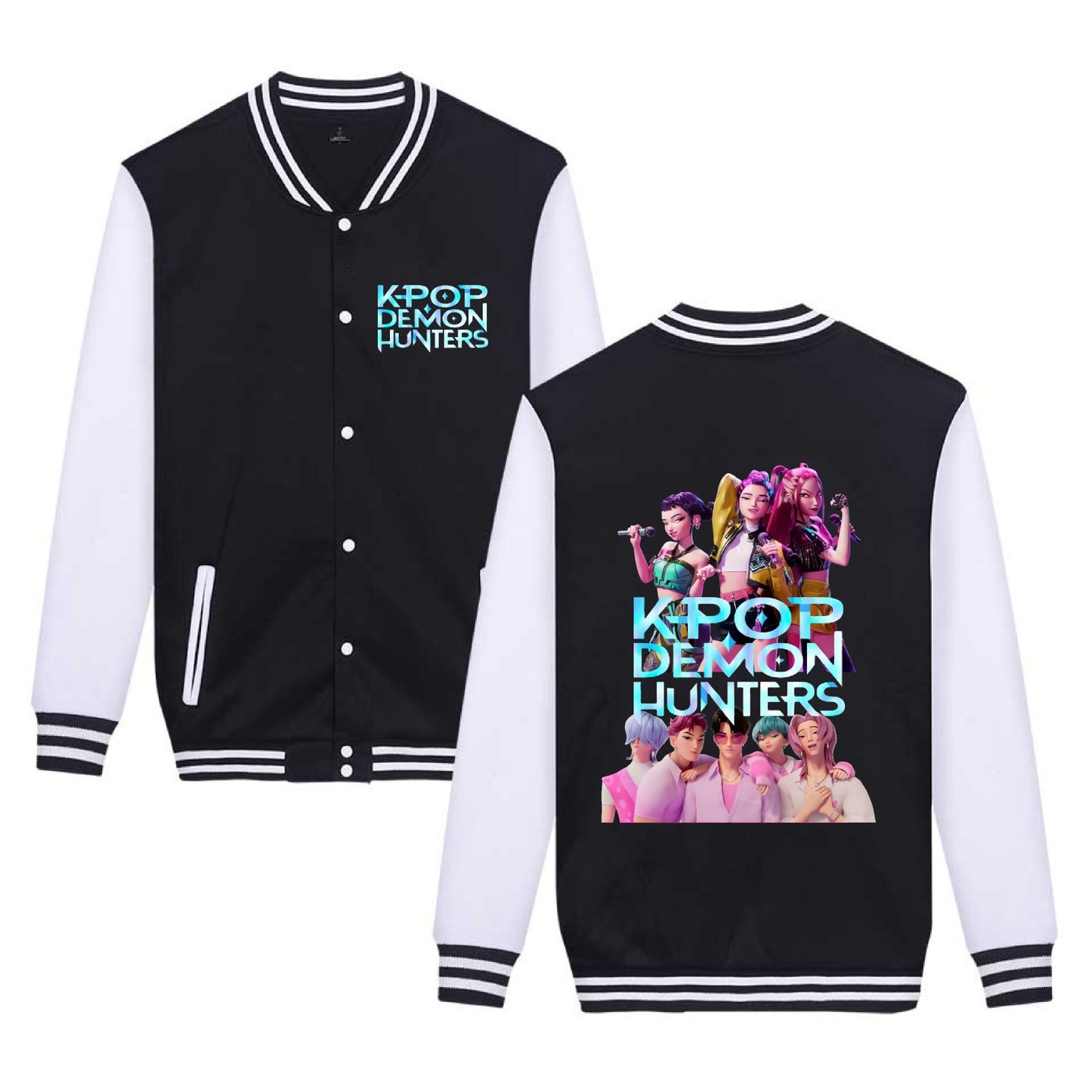 K-POP Demon Hunter Girl Group Movie Trendy Baseball Shirt Unisex Commuter