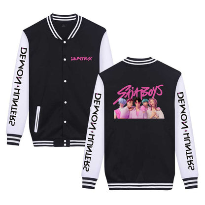 K-POP Demon Hunter Girl Group Movie Trendy Baseball Shirt Unisex Commuter
