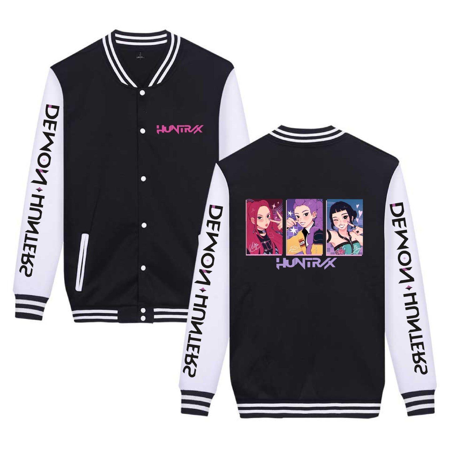 K-POP Demon Hunter Girl Group Movie Trendy Baseball Shirt Unisex Commuter