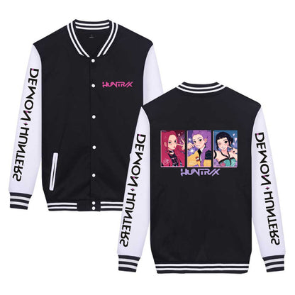 K-POP Demon Hunter Girl Group Movie Trendy Baseball Shirt Unisex Commuter